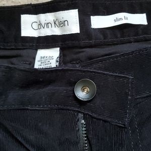 Men's black corduroy pants
